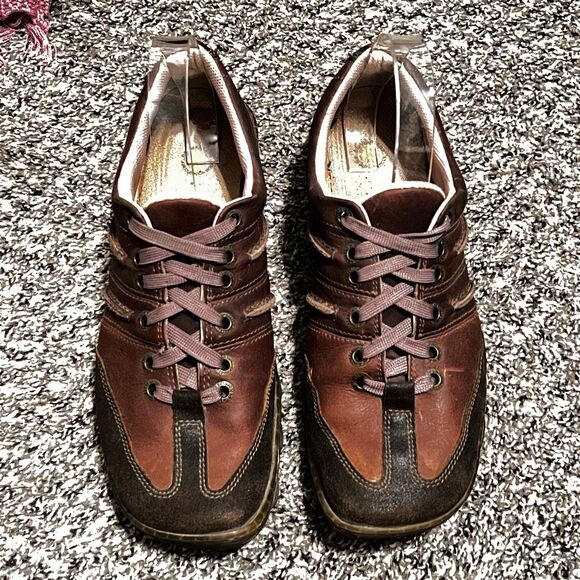 Dr. Martens Men’s Oxfords Shoes Brown Two Tone Leather Lace Up Bicycle Toe 10M main image 12